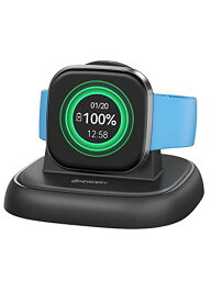 【送料無料】NEWDERY Fitbit 充電器 Fitbit Sense 2/Sense/Versa 4/Versa 3対応 フィットビット 充電器 スマ ートウォッチ 充電スタンド 充電ドック 持ち運び便利 ケーブル不要 軽量 ワイヤレス 急速 充電器 ブラック