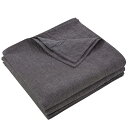 フラットシーツ クイーン 250x260cm 敷きシーツ ベッドシーツ オーガニックコットン アッパーシーツ 洗いざらしの綿100% 無地 杢グレー(3)