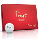 【送料無料】TrustトラストゴルフボールBison-Softウレタンカバー 3ピースリアクティブコア(ツアー系) ヘッドスピード42m/s以下 Bison S...