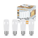 DSLeben LED電球 口金直径26mm 60W形相当 昼白色相当 T形タイプ 6W 全方向タイプ 電球型蛍光灯 EFD25 EFD15代替推奨 断熱材施工器具対応 密閉形器具対応 4個入