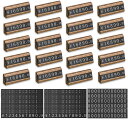 ELECTRO-WEIDEWORLD プライスカード 木製 おしゃれ 値札プレート セット プライスカード設置台20個 0-9プライスカード40本+0プライスカード6本(総計72個)付き プライスキューブ プライスタグ 価格表示 店舗 プライスキューブ ディスプレイ 万の値まで表示可能 (黒胡桃材/銀文