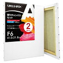 【送料無料】AUREUO 張りキャンバス セット F6 (41.0cmX31.8cm) 中目 全麻 2枚 リネン 専門の絵画用具 芸術絵創作 現代油絵 美術装飾...