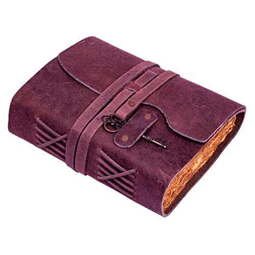 【送料無料】LEATHER VILLAGE ヴィンテージレザージャーナル - ヴィンテージレザー綴じジャーナル レディース メンズ ? ハンドメイド ヴィンテー...