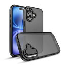 Seefox iphone 16 ケース【2024年9月発売】iphone16 スマホケース 半透明 マット感 アイフォン16ケース 全面保護 耐衝撃 擦り傷防止 滑り止め 指紋防止 黄変防止 軽量 米軍MIL規格取得 いphone16 ケース 対応 6.1インチ (マットブラック)