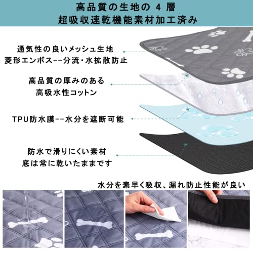 【送料無料】heatcozy 洗えるペットシーツ おしっこパッド 繰り返し使える ペット...