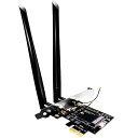 PCI-Express X1 to NGFF M.2 2230 インターフェース (Key E/A+E) ワイヤレスWiFiアダプター(SMAアンテナ付き)。WiFi信号はPCIe X1インターフェースを経由し、Bluetooth信号はUSBインターフェース(Bluetooth USBケーブルを含む)を経由します。Bluetooth USB ケーブル（付属）は、Bluetooth機能用アダプターをマザーボードのUSBポートに接続するために使用します。トリプルバンド 2.4GHz 5GHz 6GHz アンテナ：6dBi RP-SMAオスアンテナ、2x15cm U.FL/IPEX4-RP-SMAメスピグテールケーブル付き。NGFF M.2 2230インターフェース（キーE/A+E）無 線ネットワークカードにサポートするだけです。例えば、「Intel AX210NGW、AX200NGW、9260NGW、8265NGW、8260NGW、7265NGW、7260NGWとBroadcom、Realtek、Atheros NGFF M.2 2230インターフェース（キー E / + E）無 線ネットワークカード」。WiFi 4/5/6/6E、Bluetooth 4.0/4.1/4.2/5.0/5.1/5.2に対応です。注意：本無 線lanアダプターはM.2 CNVio2/CNVioインターフェイスワイヤレスネットワークカード、例えば「intel AX211NGW、AX201NGW、AC 9560NGW、AC 9462NGW、AC 9461NGW」の等と動作することはできません。注意：本無 線lanカードは Mini PCIe ワイヤレスネットワークカードをサポートしません。標準プロファイルブラケットがあるのみで、ロープロファイルブラケットが付属しない。注: 本商品は信号のコンバーターだけであり、ドライバーを備えていません。しかし、 M.2 NGFF のキー E/A+E の無 線ネットワーク カードにドライバーを取付ける必要がある場合もあります 。OS 互換性: DOS/Windows/Linux/Mac OS (WiFiカードの互換性に基づく)。GLOTRENDS 無 線lanアダプター、無 線lanカード、PCIe X1 to NGFF M.2 キー(Key) E/A+E WiFi ワイヤレスアダプター、トリプルバンドSMAアンテナ付き、M.2 無 線 LAN 4/5/6/6E ネットワークカード用、WiFiネットワークカードが付属せず