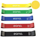 【送料無料】Eono(イオーノ) トレーニングチューブ エクササイズバンド レジスタンスバンド ゴムバンド 強度別 美尻 筋トレ ダイエット リハビリ 収納袋付き
