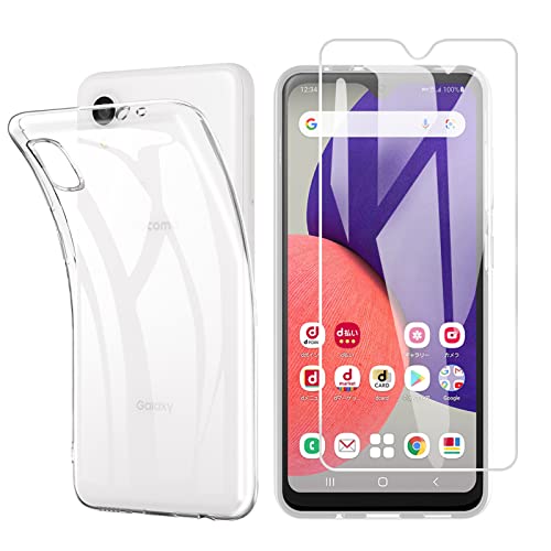 Pysea Galaxy A22 5G SC-56B ケース 透明ソフトカバー ギャラクシー A22クリア TPUスマホケース Samsungサムソンgalaxy a22専用 全面保護カバー 擦り傷防止 携帯便利