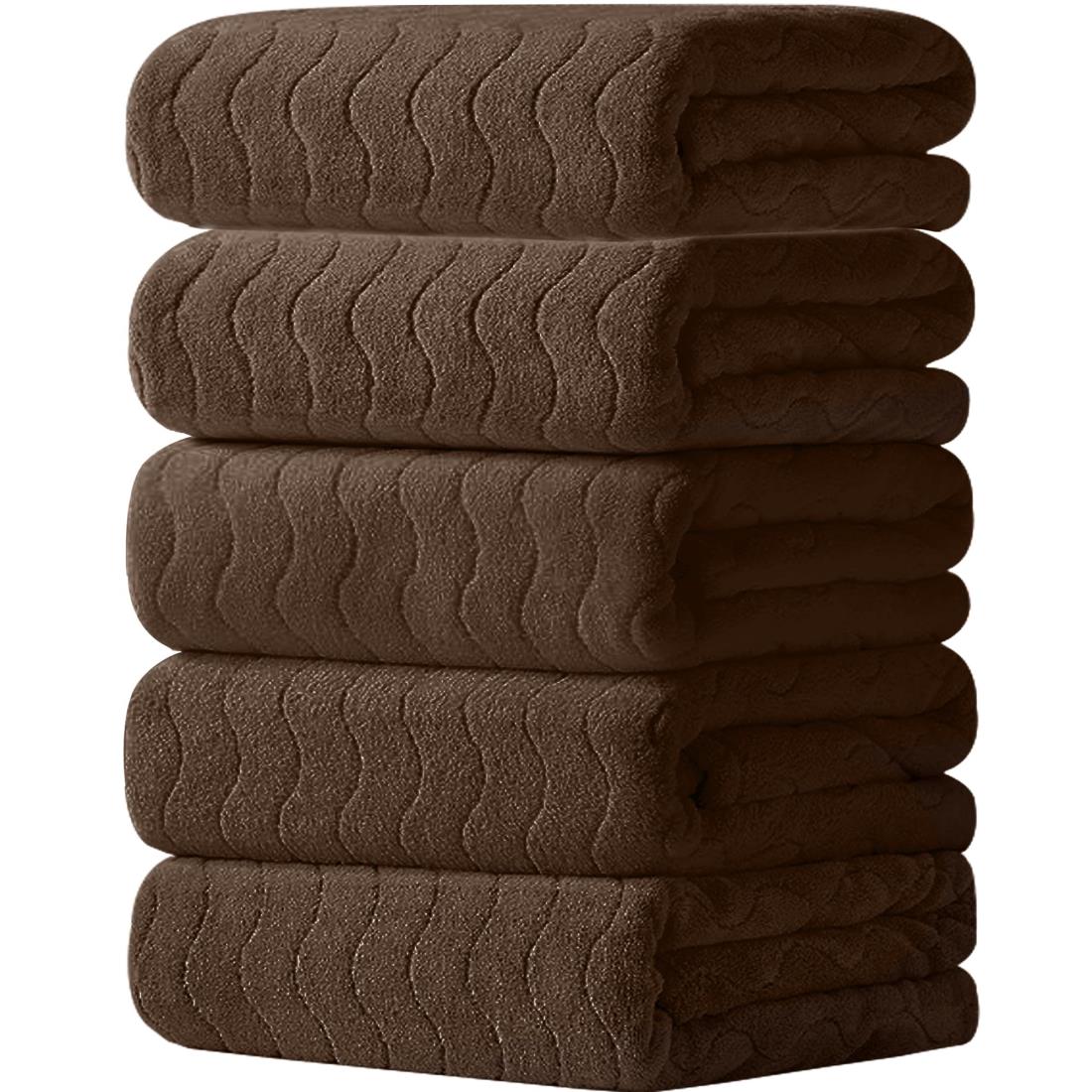 バスタオル ふわふわ [Cozyone 5枚セット] ホテル仕様 マイクロファイバー 大判 厚手 速乾 瞬間吸水 肌..