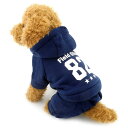 Ranphy トイプードル/シャツ 犬の冬のコート 犬用服 犬の冬服 犬洋服 カバーオール 可愛ドッグウェア 小型 犬 ウェア 小型犬用 雨/風/雪/防寒 ブル...