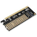 【送料無料】upHere M.2 NVME PCIe 拡張カード 変換 アダプター PCI-Express 4.0 X16対応 増設ボードPCIE3.0 M.2 スロット インターフェースボード M.2 SSD 変換 アダプタ デスクトップ PC用 PCIEボード 2280 2260 2242 2230すべて対応【MX16】