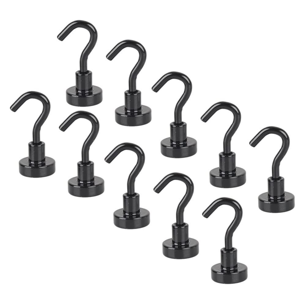 MAGHUNT 磁石フック マグネットフック 【10個入】 直径16MM ステンレス製 防錆 壁付け キッチン用 教室..