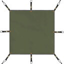 【送料無料】Farfly テントシート 防水加工 耐水圧3000mm グランドシート 厚手 アウトドア キャンプ 登山 ハトメつき 取付簡単 収納袋付き (アーミーグリーンL(300*300cm))