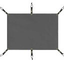 【送料無料】Farfly テントシート 防水加工 耐水圧3000mm グランドシート 厚手 アウトドア キャンプ 登山 ハトメつき 取付簡単 収納袋付き (220*280cm)
