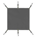 【送料無料】Farfly テントシート 防水加工 耐水圧3000mm グランドシート 厚手 アウトドア キャンプ 登山 ハトメつき 取付簡単 収納袋付き (190*190cm)