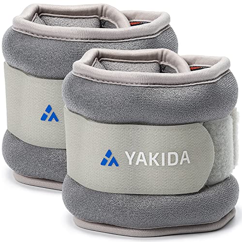 【送料無料】YAKIDA【最新アップグレード版】アンクルウェイト おもり 筋トレ 足首 手首 重り ウォーキング 在宅筋トレ ジョギング 男女兼用 0.5kgX...