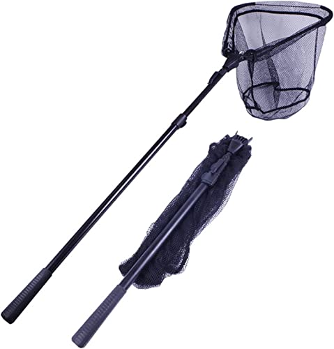 【送料無料】Wlikn 玉網 ランディングネット タモ網【折り畳み式 ワンタッチネット 超軽量438g】調節可..