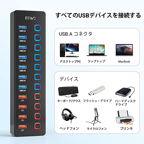 【送料無料】USBハブ JESWO USB3....の紹介画像3