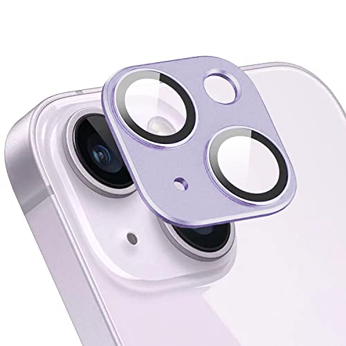 iPhone 14/iPhone 14 Plusカメラフィルム アルミ合金製＋AR高透過率強化ガラス Apapeyaレンズ全面保護 カメラカバー 0.25mm超薄 一体型レンズ保護フィルム レンズ保護ケース レンズ保護 フィル…