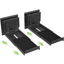 USX MOUNT ユニバーサル サウンドバー取り付け金具 汎用 石膏ボード壁 木製スタッド コンクリート壁用 最大10kg サウンドバー取り付けブラケット 壁...