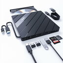 Unitek 7-in-1 外付けCD/DVDドライブ USBハブ U...(2)