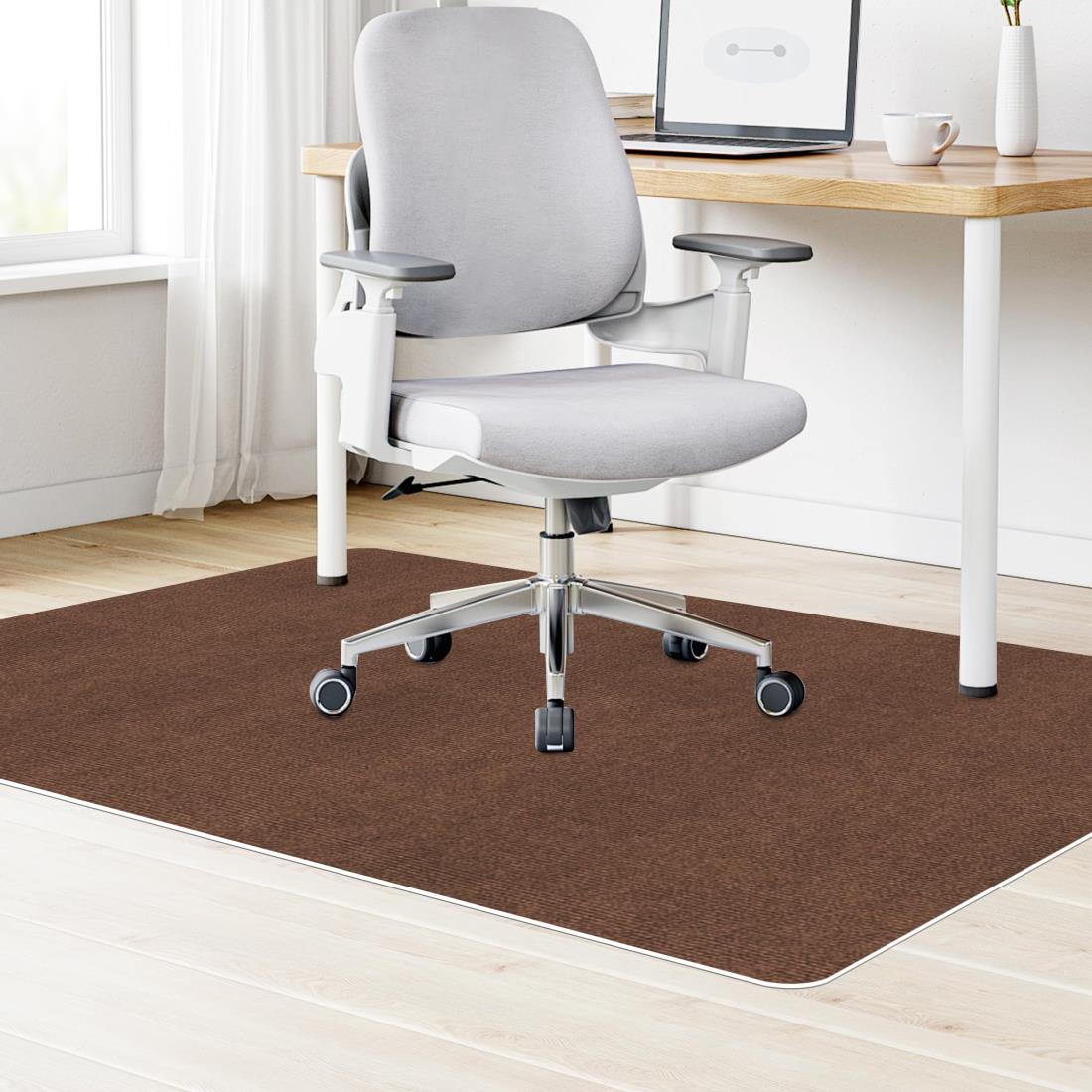 UOUOMI 汎用チェアマット、机下敷きマット、椅子 マット、防音 マット 床、床保護マット・チェアマット、デスクカーペット、適度な厚み、机や椅子の移動に便利、色の規格が多い、収納に便利、ほごゆか、防音効果が高い、簡単な洗浄、寝室、リビング、