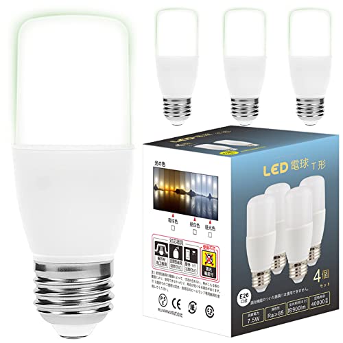 GOHDLAMP LED電球 T形タイプ E26口金 60W形相当 昼光色 1080lm 断熱材施工器具対応 全方向タイプ 電球..