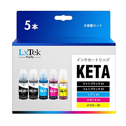 LxTek PurifyKETA-5CL 5å (KEN-MB + TAK-4CL) ߴ󥯥ȥå ץ (Epson) б KETA   ȥ  б: EW-M752T EW-M752TB EW-M754TW EW-M754TB /...