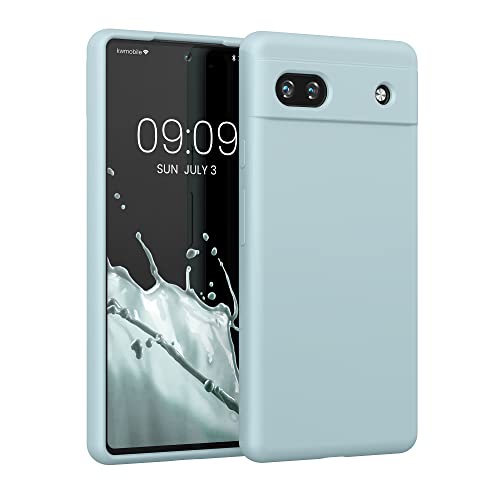 Rakuten - kwmobile スマホケース 対応: Google Pixel 6a ケース - TPU リキッド シリコン カバー - 耐衝撃 傷防止 サラサラ Case