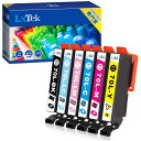LxTek IC6CL70L 互換インクカートリッジ エプソン(Epson)用 IC70L 70L さくらんぼ インク 6色セット(合計6本) 大容量/説明書付/残量表示/個包装 EP-306 EP-706A EP-805A EP-805AW EP-806AR EP-806AW EP-976A3