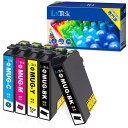 LxTek MUG-4CL 互換インクカートリッジ エプソン(Epson)用 MUG マグカップ インク 4色セット+黒1本(合計5本) 大容量/説明書付/残量表示/個包装 EW-452A EW-052A