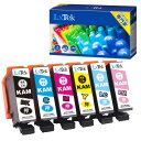 LxTek KAM-6CL-L 互換インクカートリッジ エプソン(Epson)用 KAM カメ インク 6色セット 大容量/説明書付/個包装 EP-882AW EP-882AB EP-882AR EP-881AW EP-881AB EP-881AR EP-881AN EP-885AB EP-885AR EP-885AW
