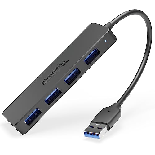 Plugable USB 3.0 nu 4 |[g Windows PC Surface Pro Chromebook Linux Android Ŏgp\ [dΉ