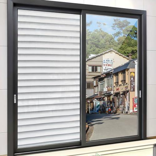 Coavas 窓ガラス目隠しフィルム 目隠しシート シャッター 窓 フィルム 結露防止シート 窓 断熱 防寒シート 窓 防寒 水で貼る 剥がせる 窓 めかくしシート 寒さ対策 結露防止 飛散防止 台風対策 uvカット 曇りガラス調 浴室 風呂 玄関（薄白，60x200cm）