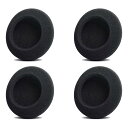 SZSL ヘッドホン 交換用 【2セット】イヤーパッド ヘッドセット スポンジ 交換 スポンジカバー 耐久性 軽量 ブラック 耳パッドカバー (直径35mm)