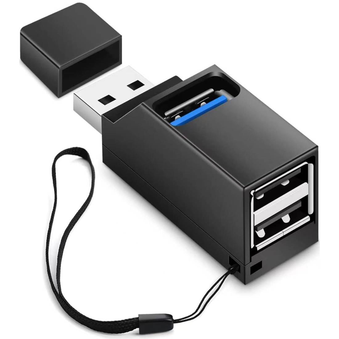 SZSL USB ハブ 3ポート 直挿し USB3.0＋USB2.0コンボハブ 超小型 携帯に便利 高速データ転送 MacBook/iMac/Surface Pro などのノートパソコン と他の互換性のあるUSBハブ