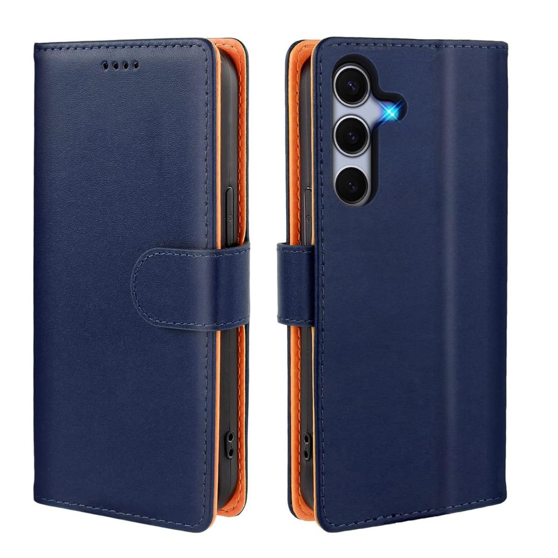 【J.DL直営店】 Galaxy S25ケース 手帳型 S25 手帳 SC-51F / SCG31 用 おしゃれ ギャラクシーs25 ケース 手帳型 携帯カバー 高級PUレザー 耐衝撃 耐摩擦 全面保護 カード収納 スタンド機能 手触りが良い 人気 上質（ブルー）