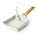 SENSARTE 卵焼き フライパン セラミックコーティング フライ返し付き 18cm*15cm IH対応 ガス火対応 焦げ付かない PFOAフリー 握りやすい...