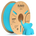 ELEGOO PLA Plus フィラメント 1.75mm PLAプラス 3Dプリンター用フィラメント 寸法精度 +/- 0.02 mm 強靭で高強度 PLA+ ほとんどのFDMプリンターと互換性がある (1KG/Spool, 2.2 lbs) 空色
