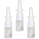 サムコス 点鼻スプレーボトル 垂直方向のスプレーボトル 透明 プラスチック 空容器 詰め替え キャップ付き 携帯便利 置換用 分装用 ミニ 10mL (3本セット)