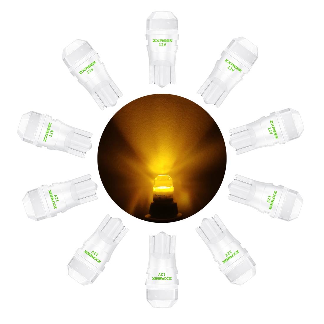 ZXREEK T10 12V LED С  ݥ ꥢ󥹥 롼 ̵ LED T10 ߥå Ǯ 300...