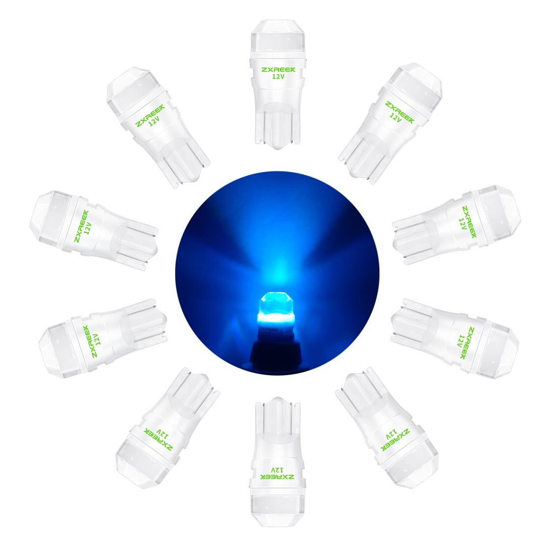 ZXREEK T10 12V LED ֥롼 ݥ ꥢ󥹥 롼 ̵ LED T10 ߥå Ǯ 300ĶȻ 1...