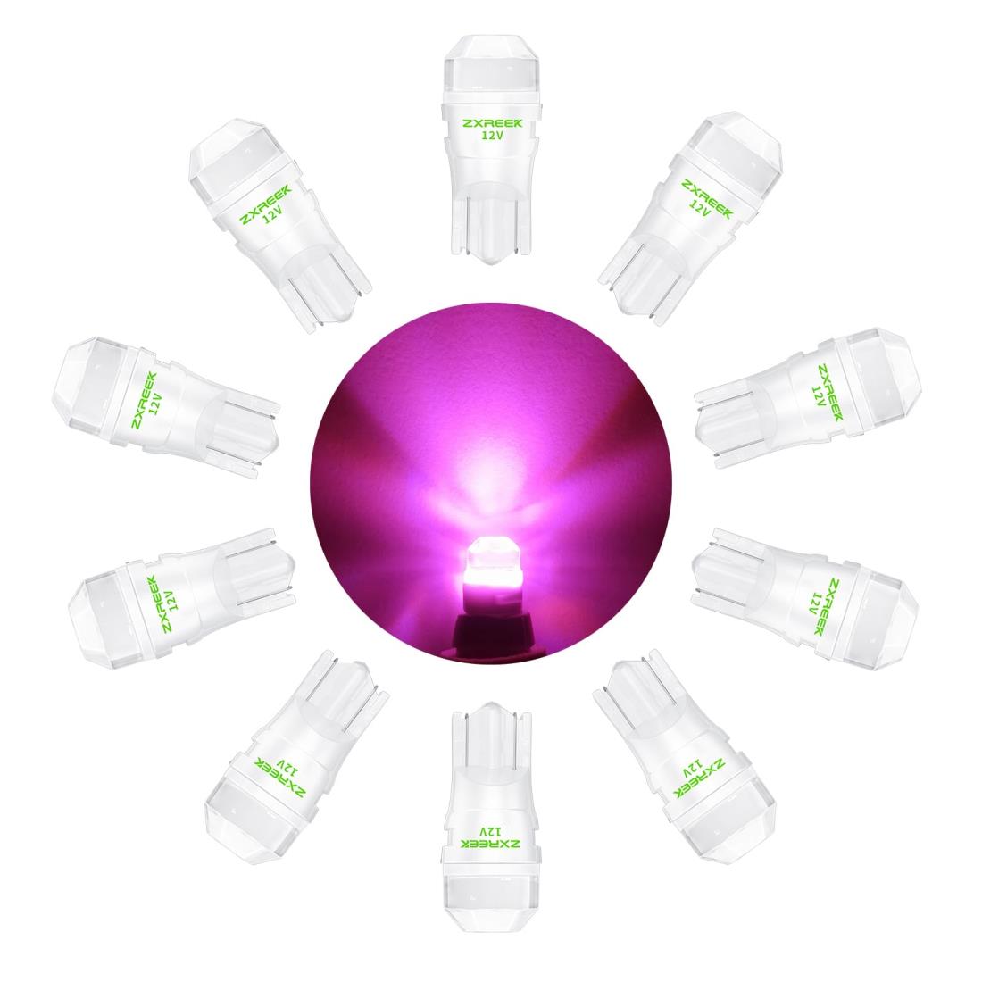 ZXREEK T10 12V LED ԥ ݥ ꥢ󥹥 롼 ̵ T10 ߥå Ǯ 300ĶȻ 10