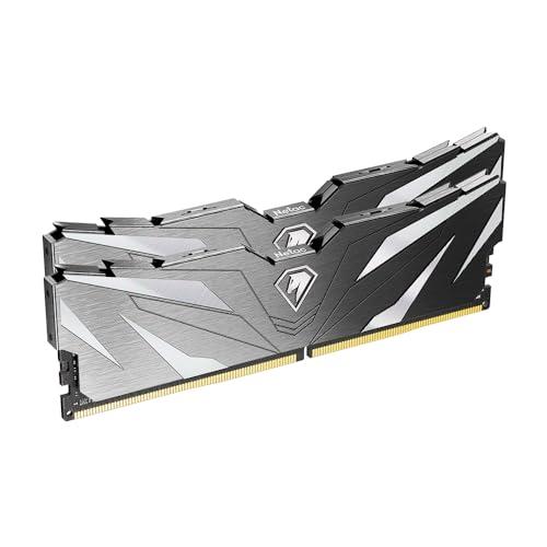 Netac DDR4 3200MHz(PC4-25600) 32GB（16GBx2枚） デスクトップPC用メモリ XMP 2.0対応 288pin 1.35V 色 アルミニウム合金