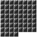 MSLANE 制振シート デッドニング 遮音 車 制震シート 車 防音 制振 吸音シート 防音フォームパネル 100mm×100mm×2mm 60枚入り 格子模様