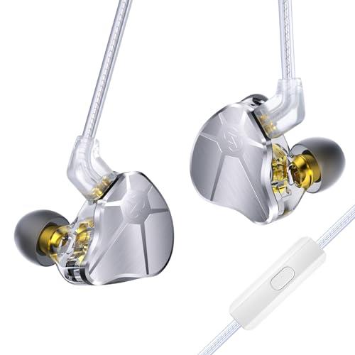 【2024年新登場 有線 イヤホン】イヤモニ Yinyoo イヤホン 有線 ハイエンド CCZ BC04 10MM CNTD Wired Earphones イヤフォン 耳掛け ステレオイヤフォン ヘッドホン 2pin 銀メッキ 高遮音性 HIFI音質 カナル型 イアフォン リケーブル対応 iPhone/Android適用通勤/通学/スポ一