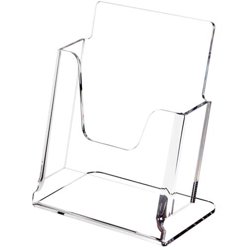 SANRUI 透明 カタログ・POP広告スタンド A5縦型 卓上 パンフレット立て おしゃれ カタログラック