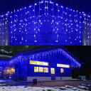 cshare LED イルミネーションライト 200LED ストリングライト つららライト ベランダ ライト アイシクルライト 8点灯パターン 記憶メモリー タ...