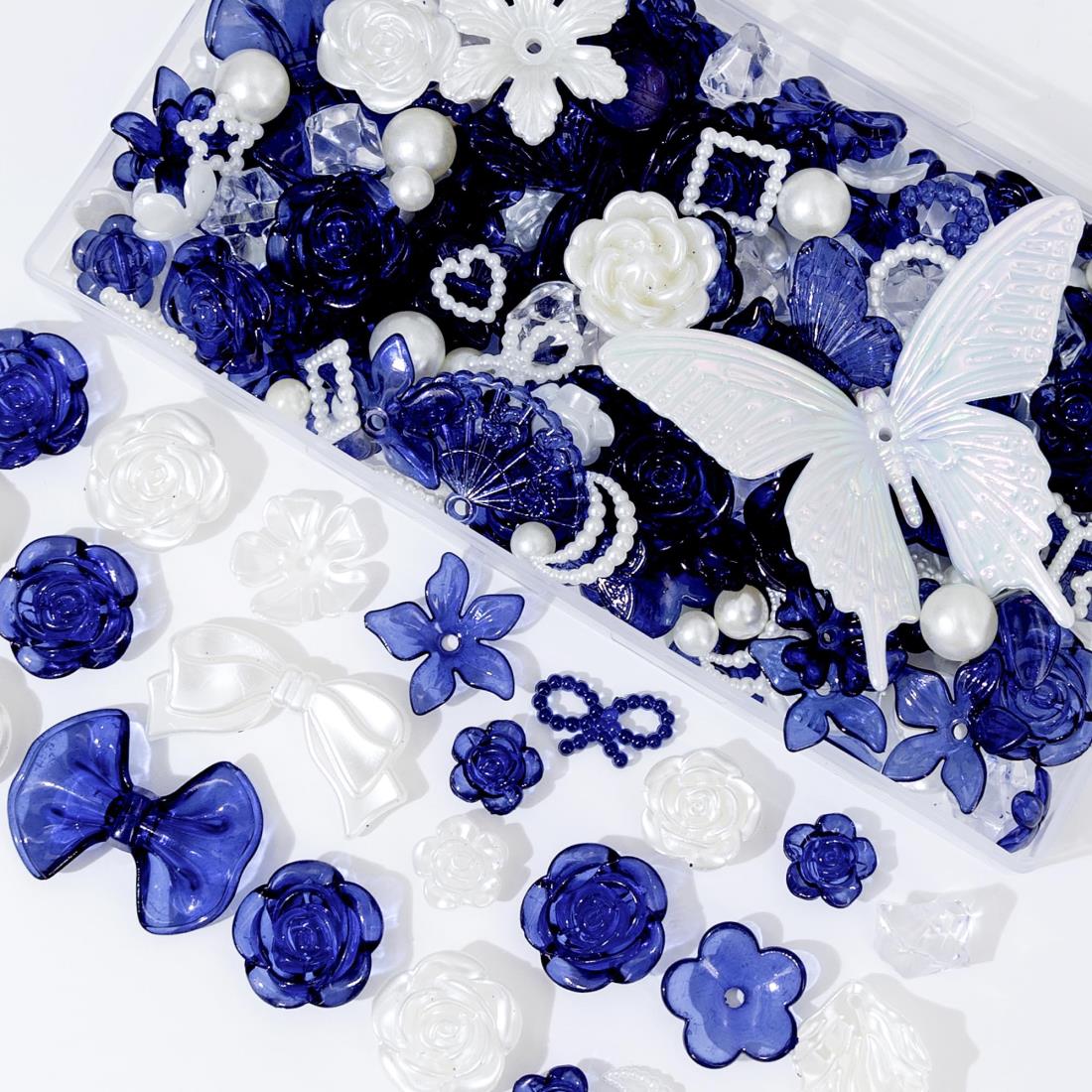 デコパーツ ビーズ ホイップデコ パーツ 【特典ビーズ含む·26セット展開·約110個】 アクリル セット トレカ 硬質ケース デコ 手芸 ...