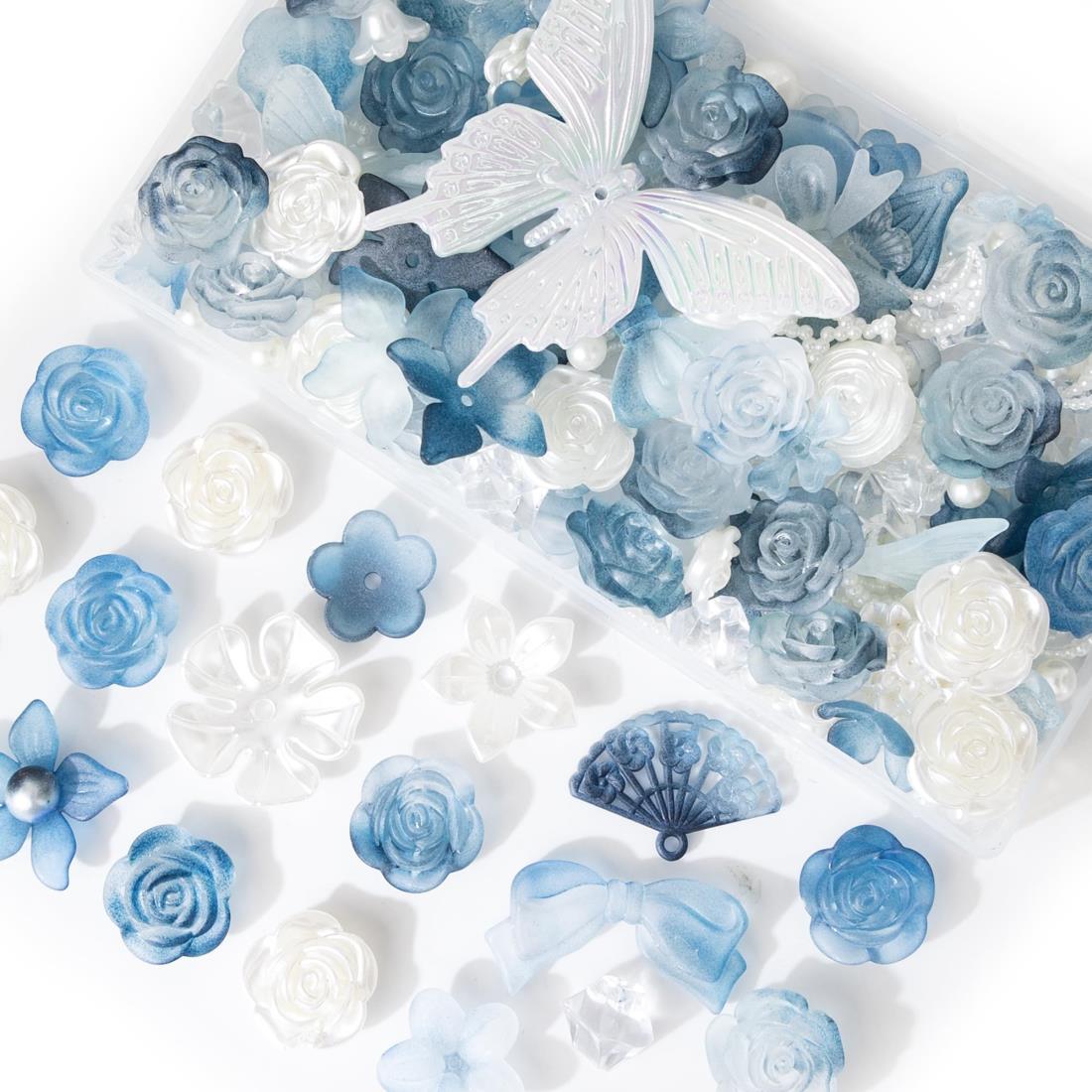 デコパーツ ビーズ ホイップデコ パーツ 【特典ビーズ含む·26セット展開·約110個】 アクリル セット トレカ 硬質ケース デコ 手芸 ...